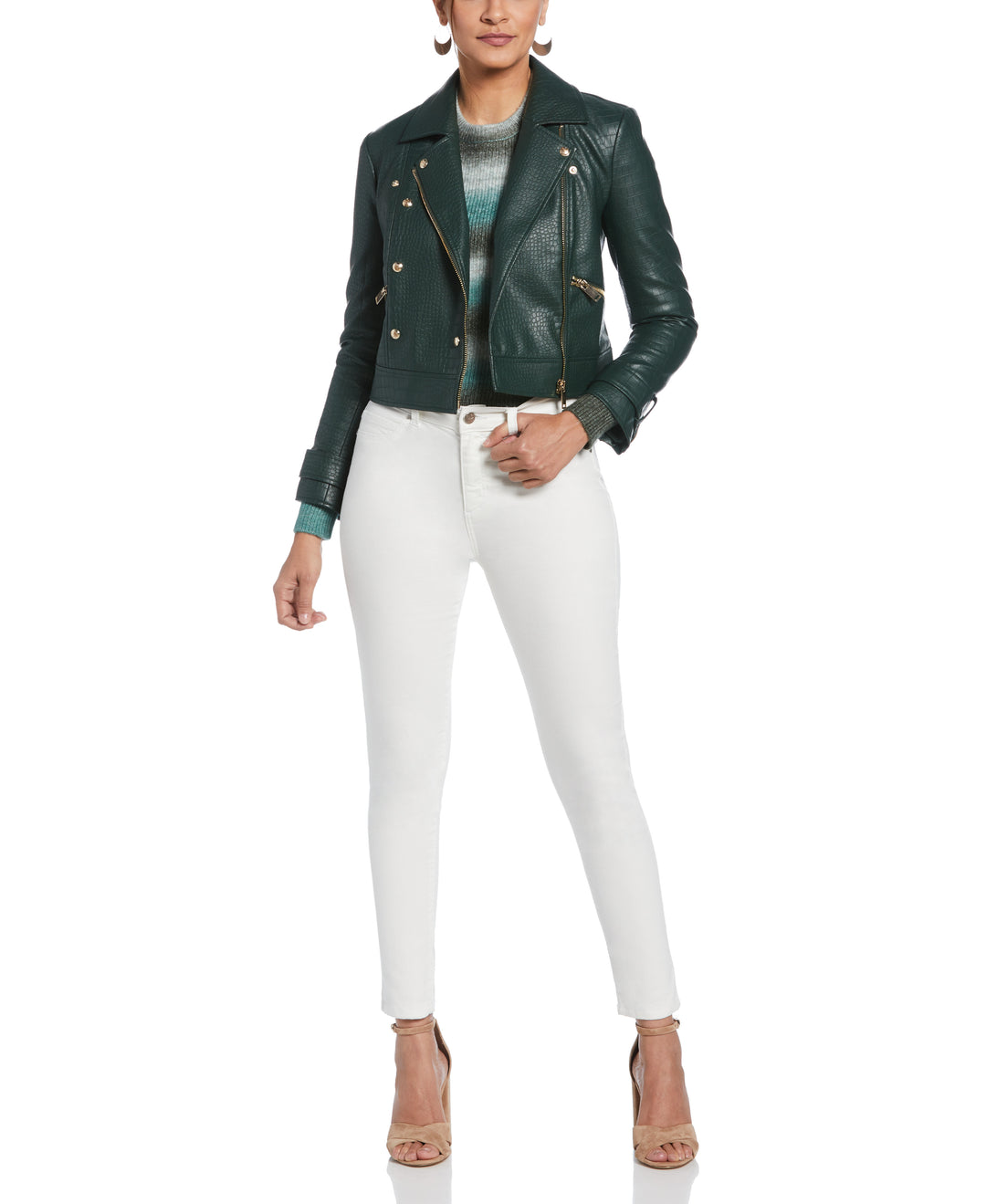 Faux Leather Moto Jacket-Jacket-Rafaella-Sportswear