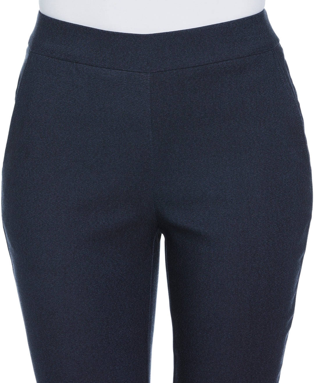 Indigo Rinse Rivet Detail Pull-On Capris (Rinse) 