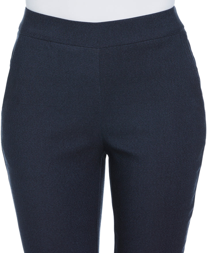 Indigo Rinse Rivet Detail Pull-On Capris (Rinse) 