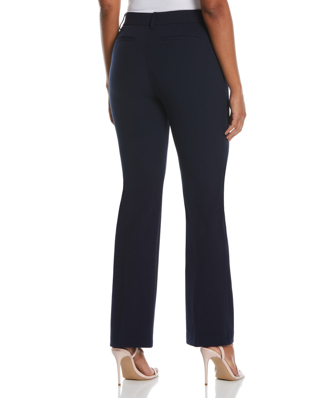 PETITE STRETCH CREPE PANT - CLASSIC FIT (Navy) 