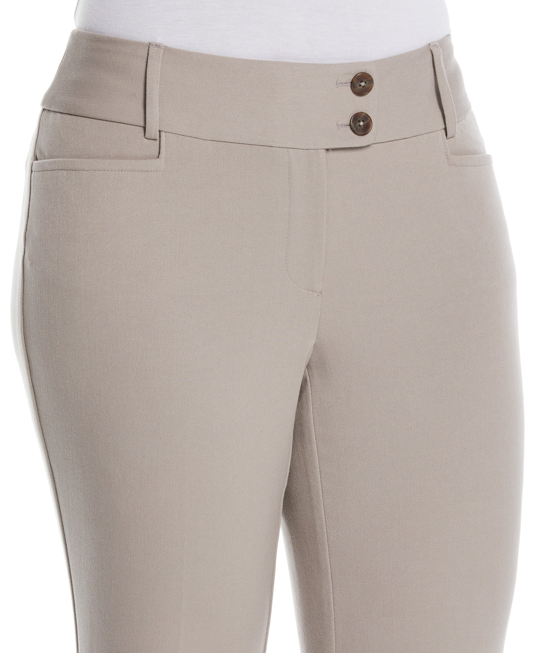 Petite Curvy Fit Boot Cut Pant (Summer Straw) 