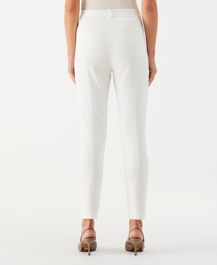 Petite Seamed Ankle Pant (Star White) 