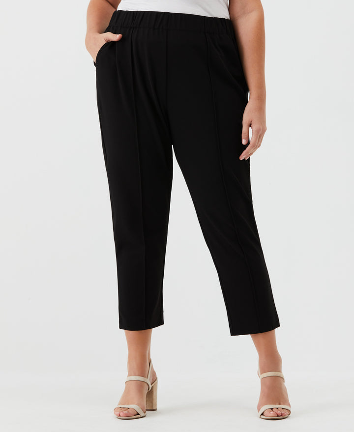 Easy Pull On Pant (Black) 