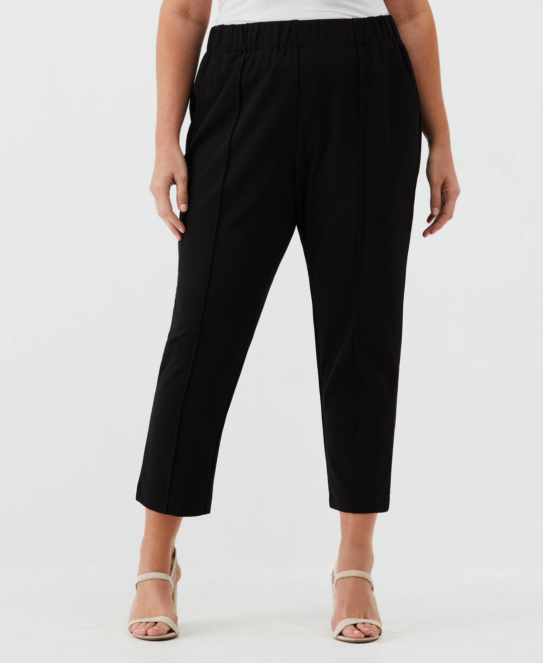 Easy Pull On Pant (Black) 