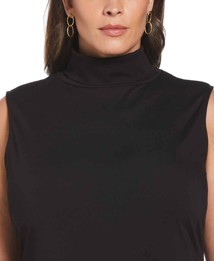 Funnel Neck Dress (Black) 