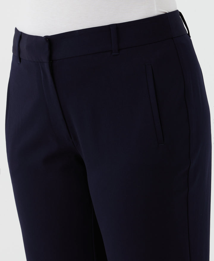 Plus Size Straight Leg Ankle Pant (Navy) 