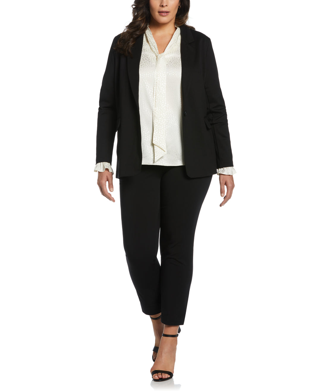 Tie Front Blouse (Star White) 