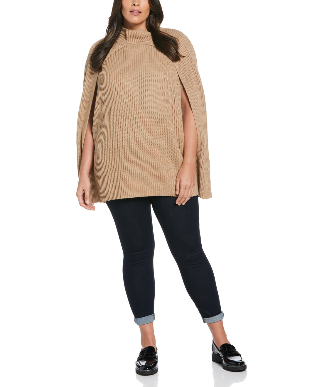 Poncho Sweater (Dark Safari) 