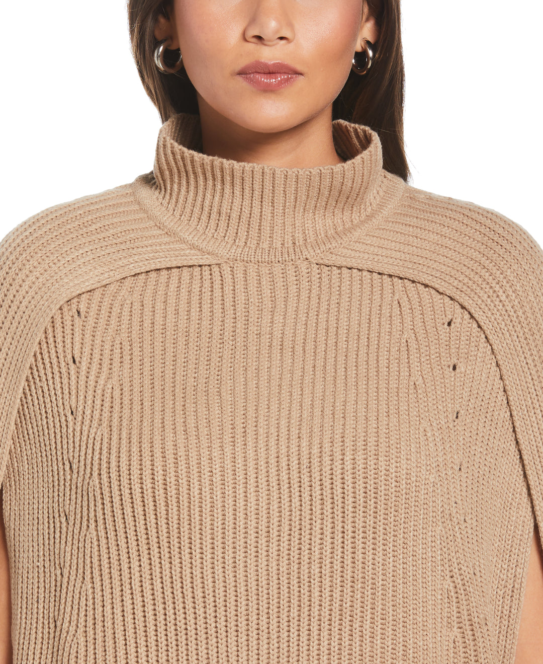 Poncho Sweater (Dark Safari) 