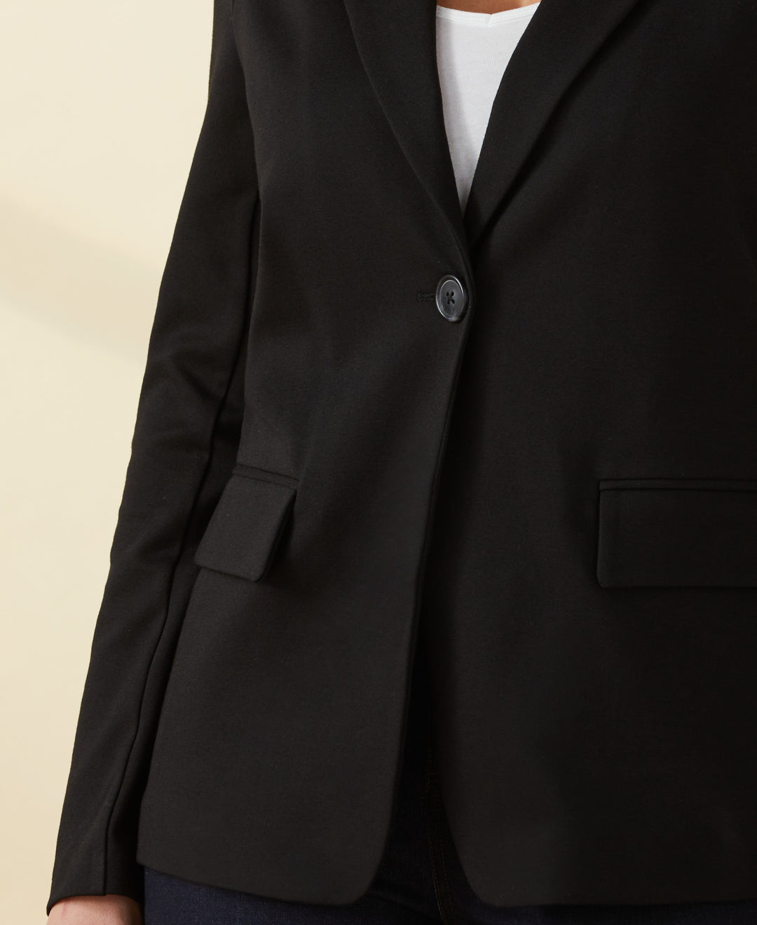 Single Breasted Blazer (Black) 