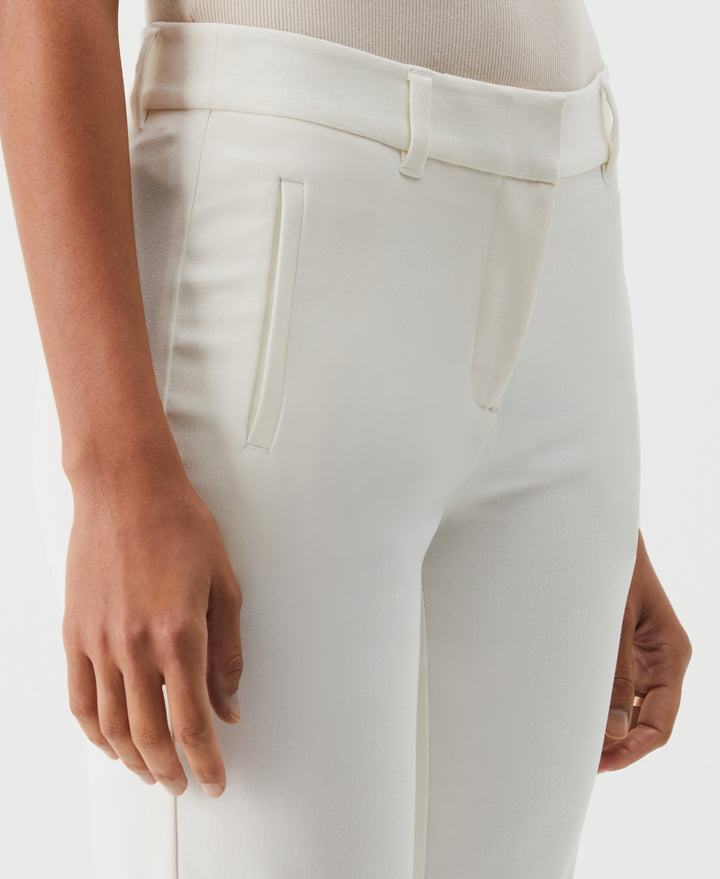 Straight Leg Ankle Pant (Egret) 