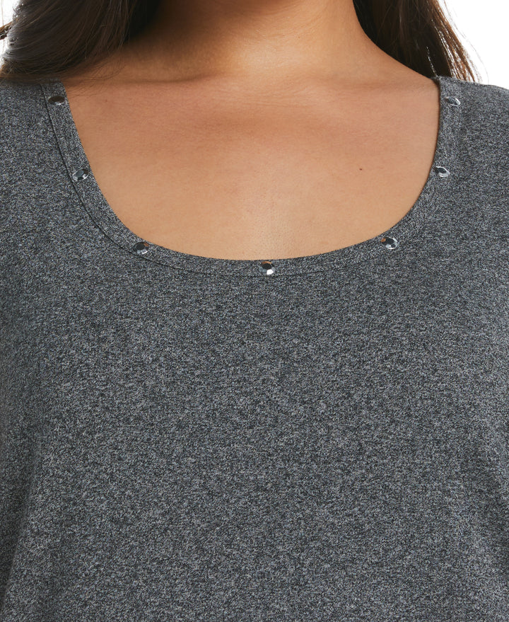 Tank Top with Hardware (Salt & Pepper) 