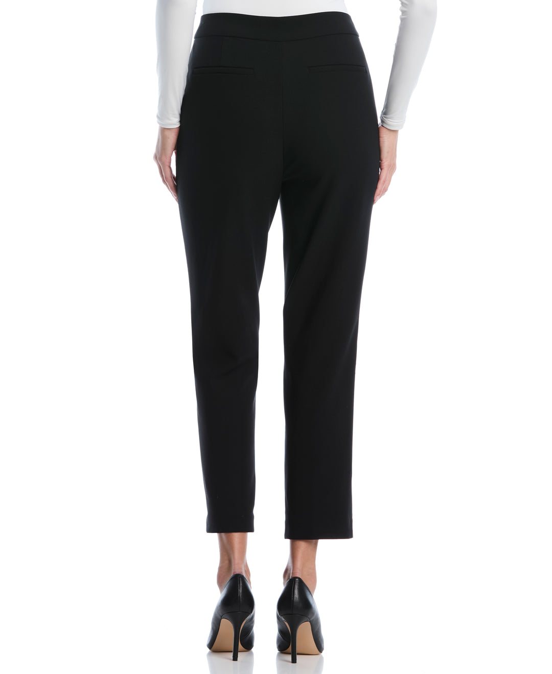 Extended Tab Ankle Pant (Black) 