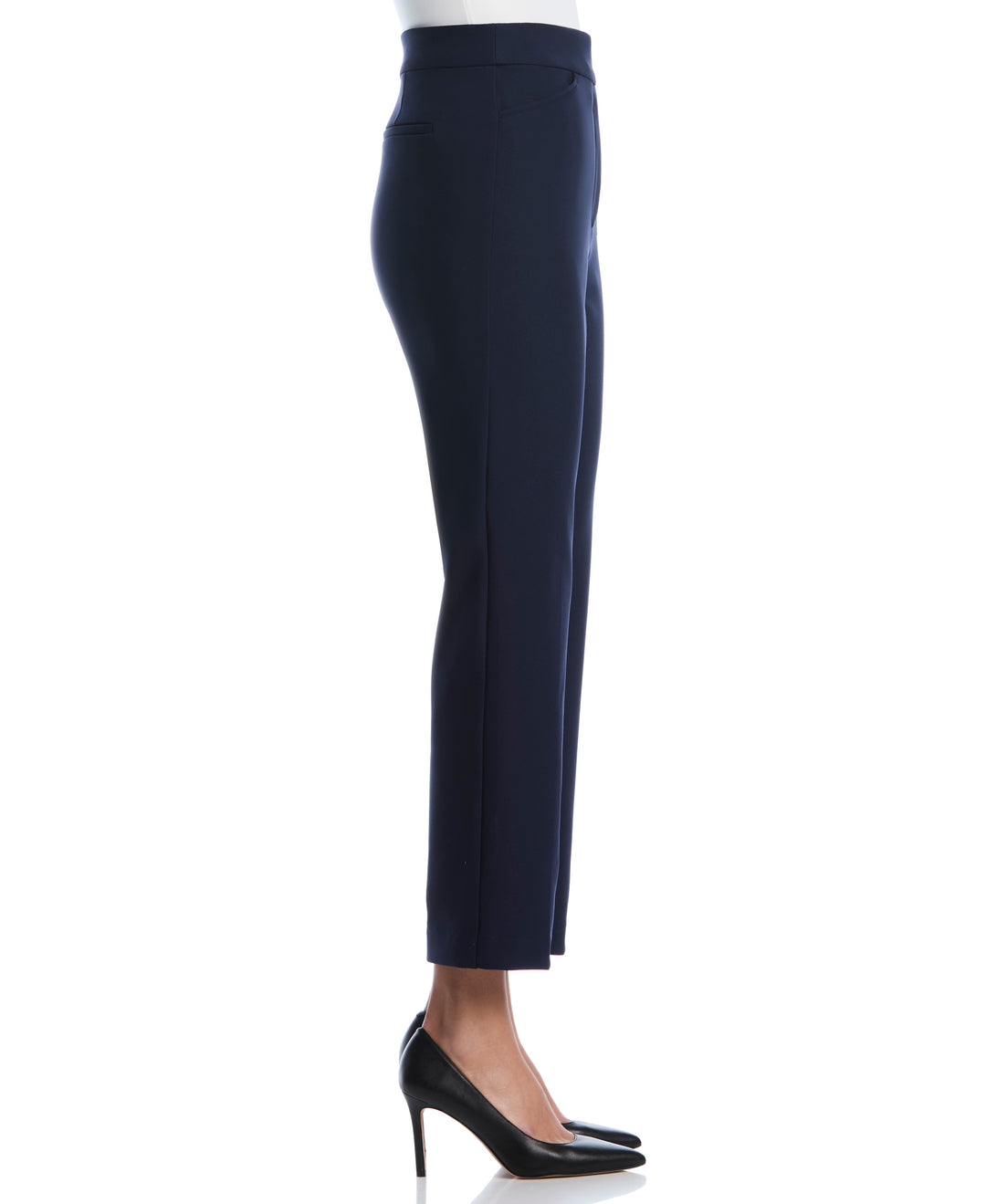Extended Tab Ankle Pant (Navy) 
