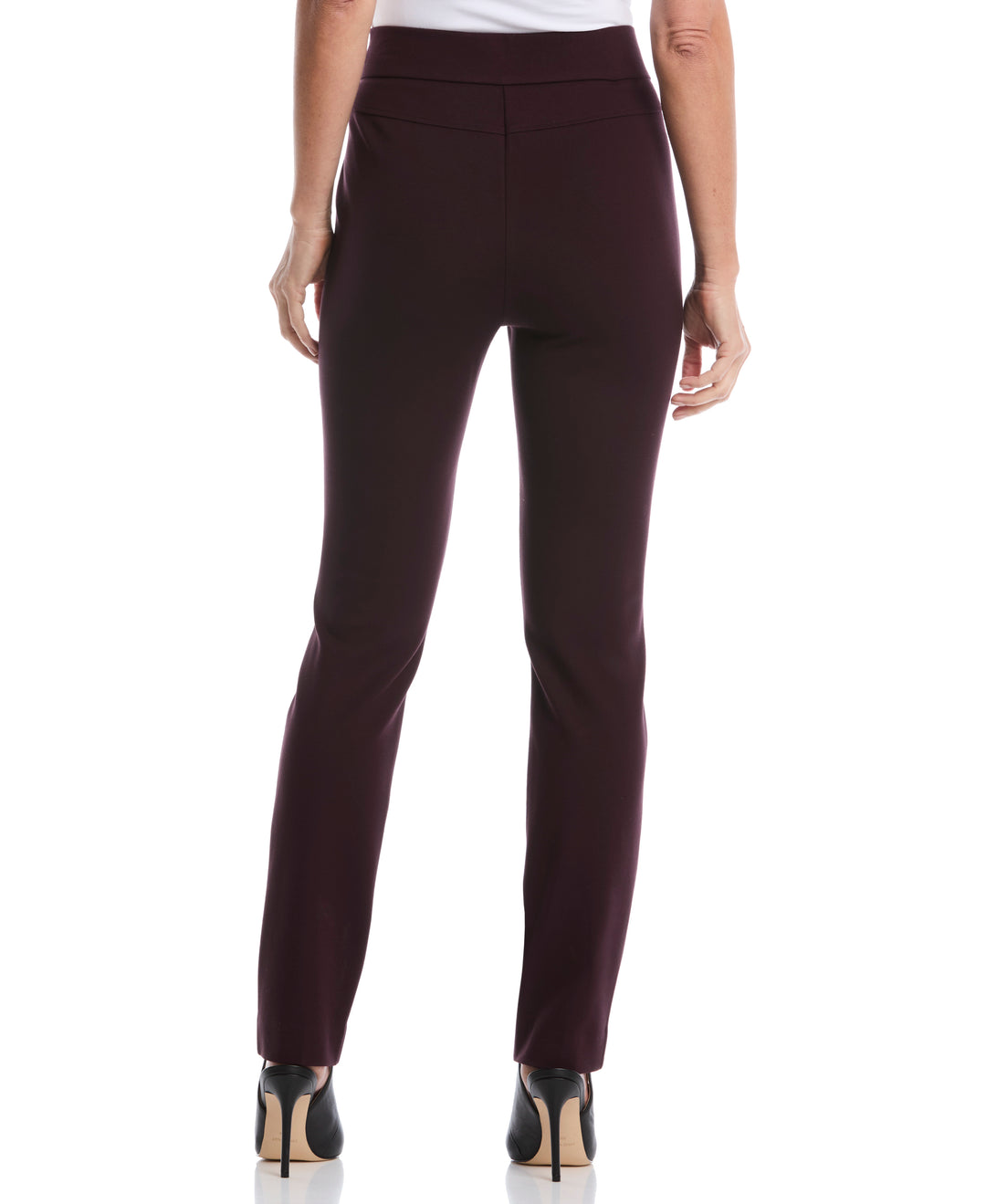 Petite Ponte Slim Leg Pant (Vintage Wine) 