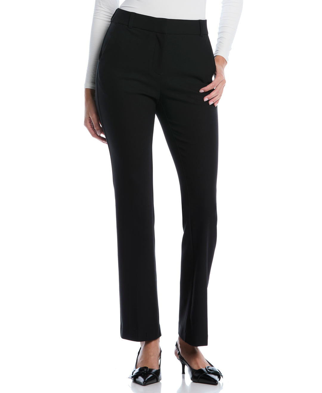 Bootcut Pant with Pockets (Black) 