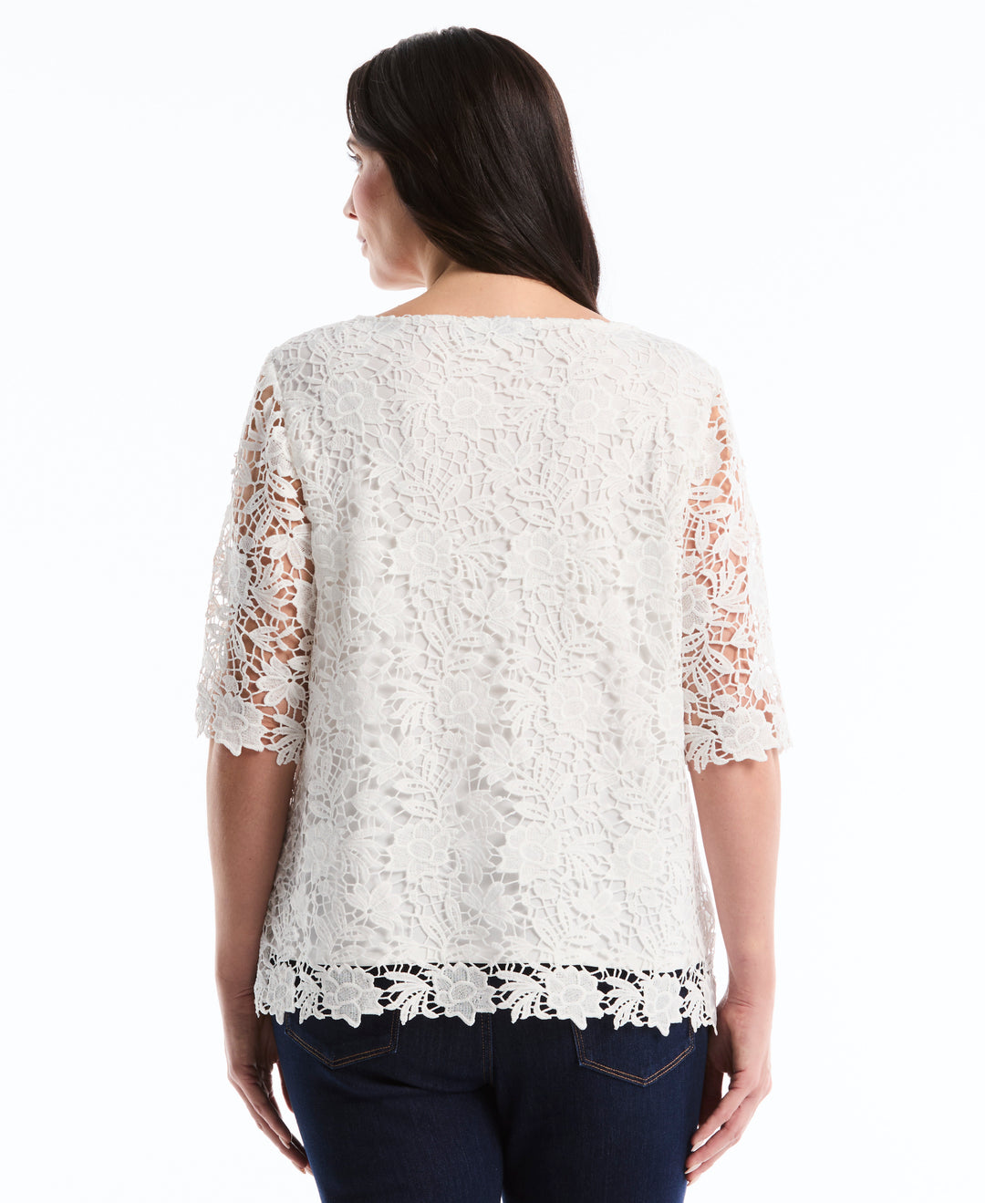 Plus Size Ottoman Knit Cardigan Sweater (Star White) 