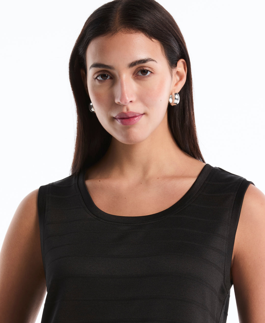 Ottoman Knit Top (Black) 