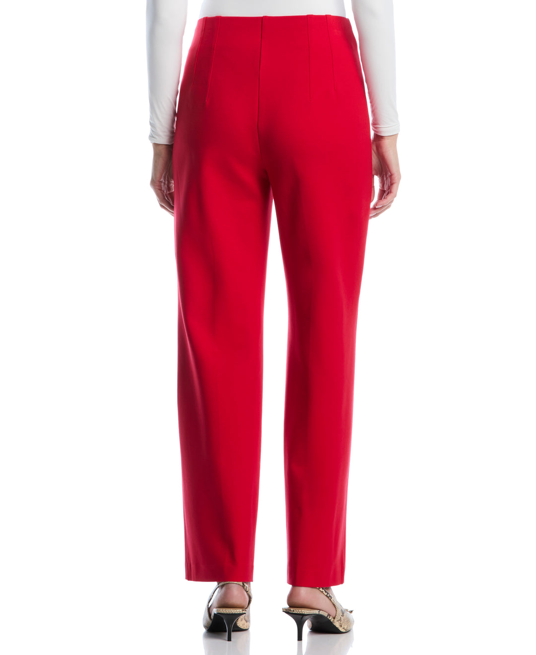 Double Dart Wide Leg Pant (Tango Red) 
