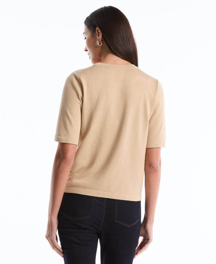 Diamond Stitch Sweater (Irish Cream) 
