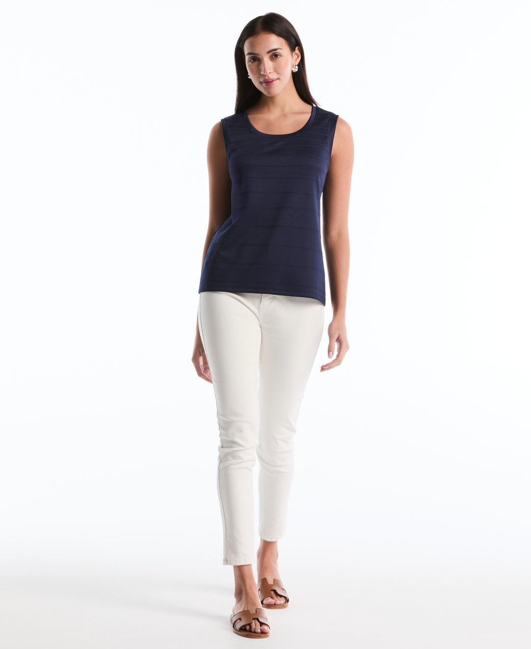 Ottoman Knit Top (Peacoat) 
