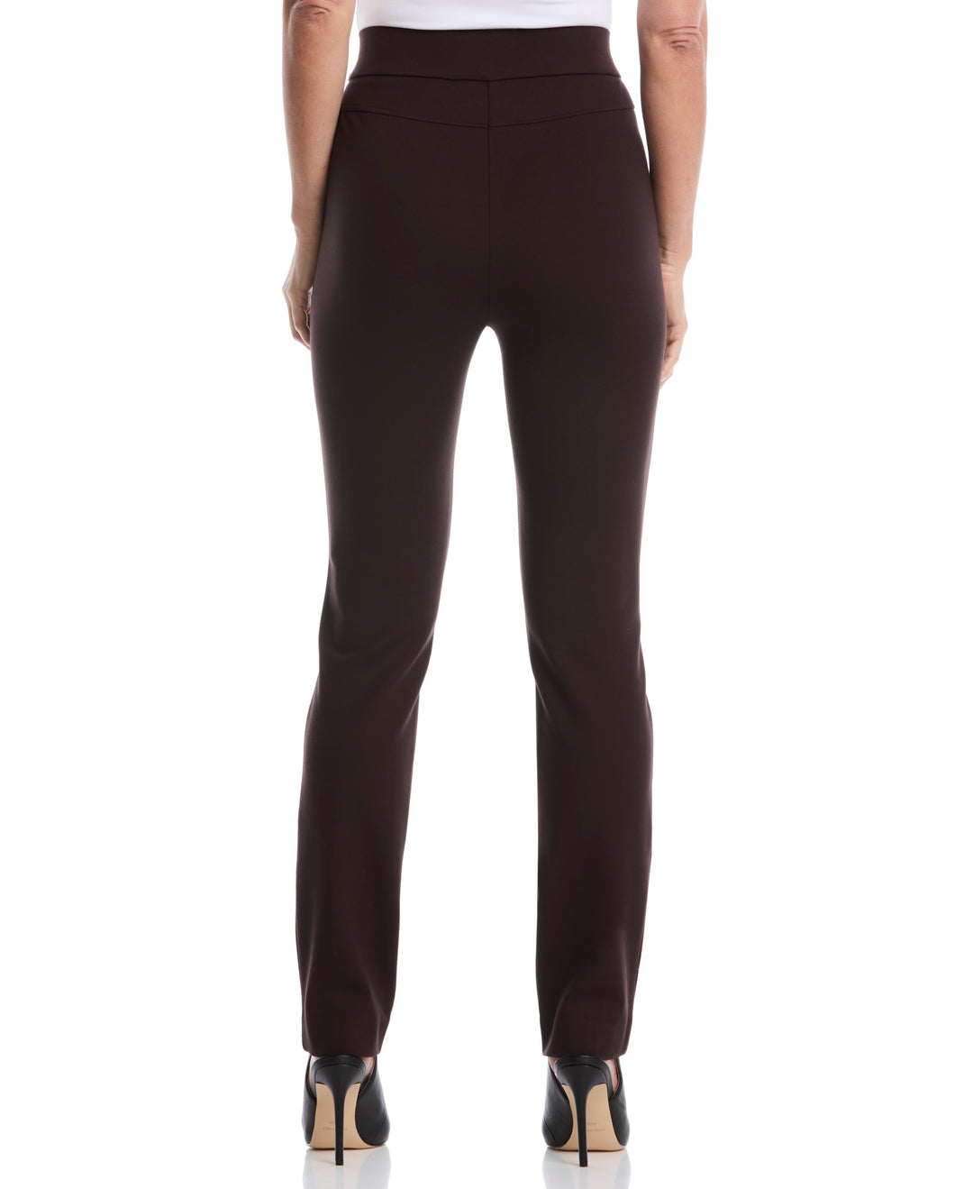Ponte Slim Leg Pant (Dark Chocolate) 