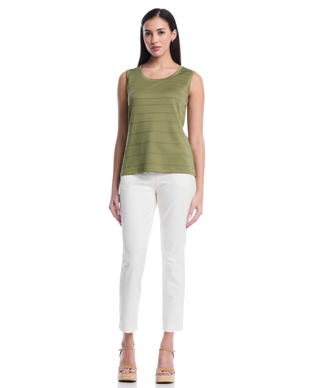 Ottoman Knit Top (Loden Green) 