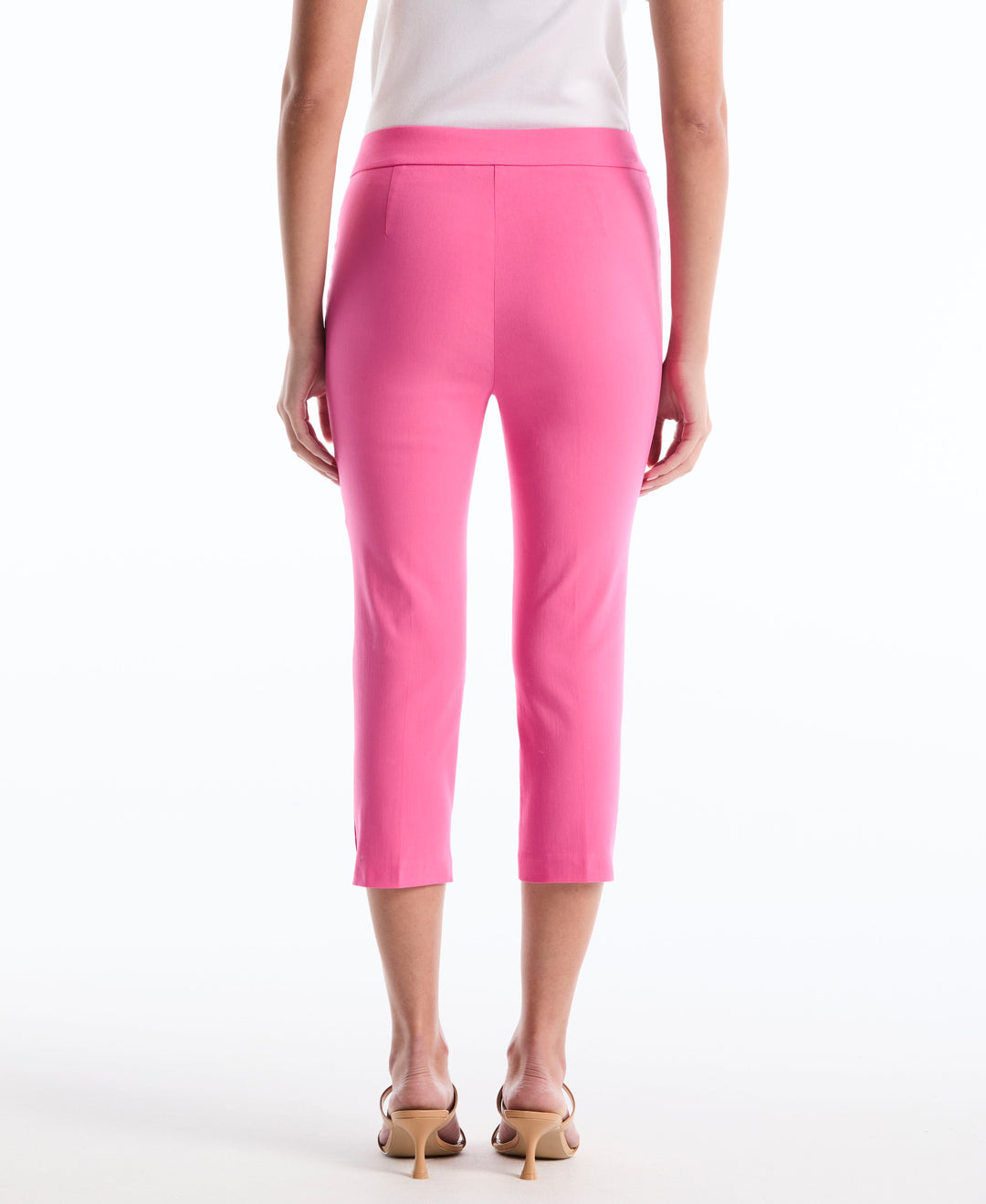 Button Detail Capri (Carmine Rose) 