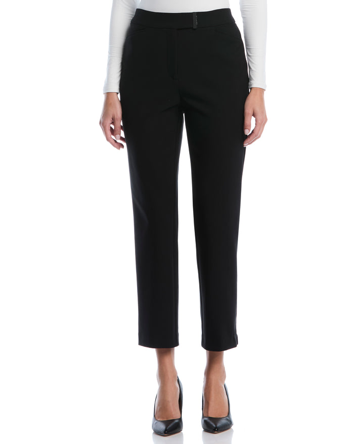 Extended Tab Ankle Pant (Black) 
