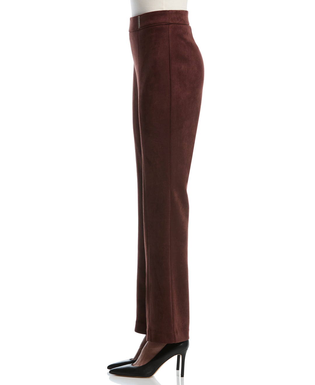 Bootcut Scuba Suede Pant (Brown Stone) 
