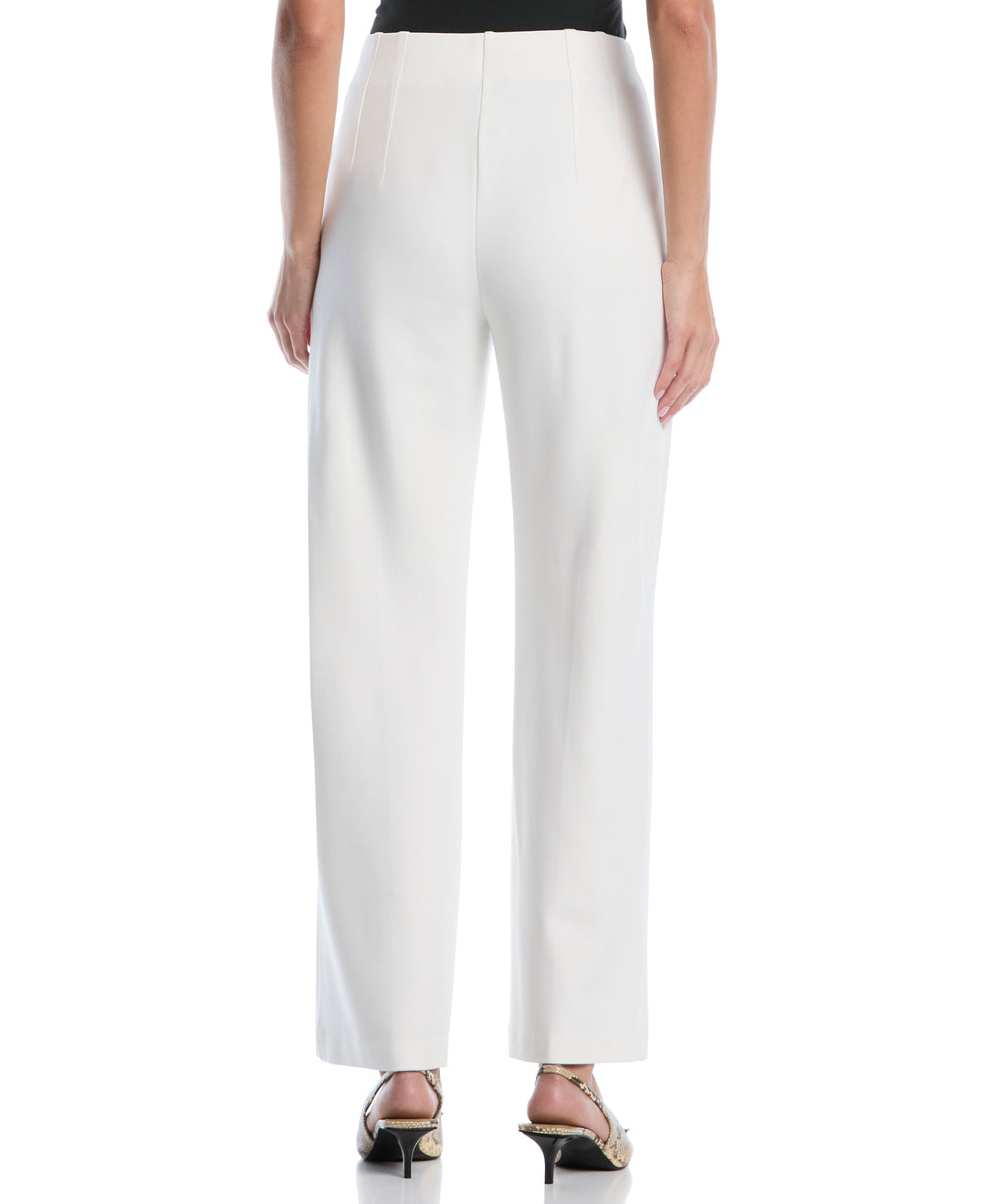 Double Dart Wide Leg Pant (Egret) 