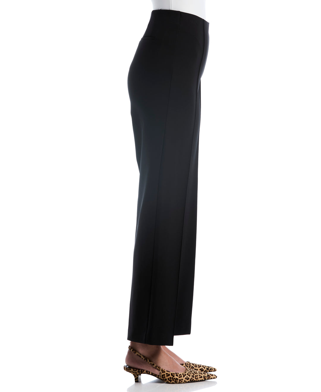Wide Leg Pull-On Pant (Black) 