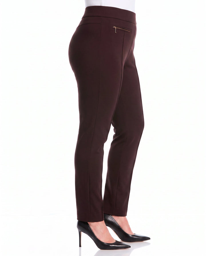 Plus Size Ponte Slim Leg Pant