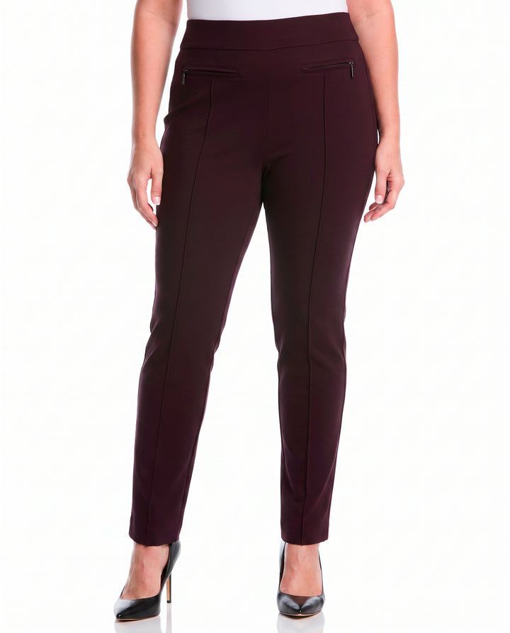 Plus Size Ponte Slim Leg Pant
