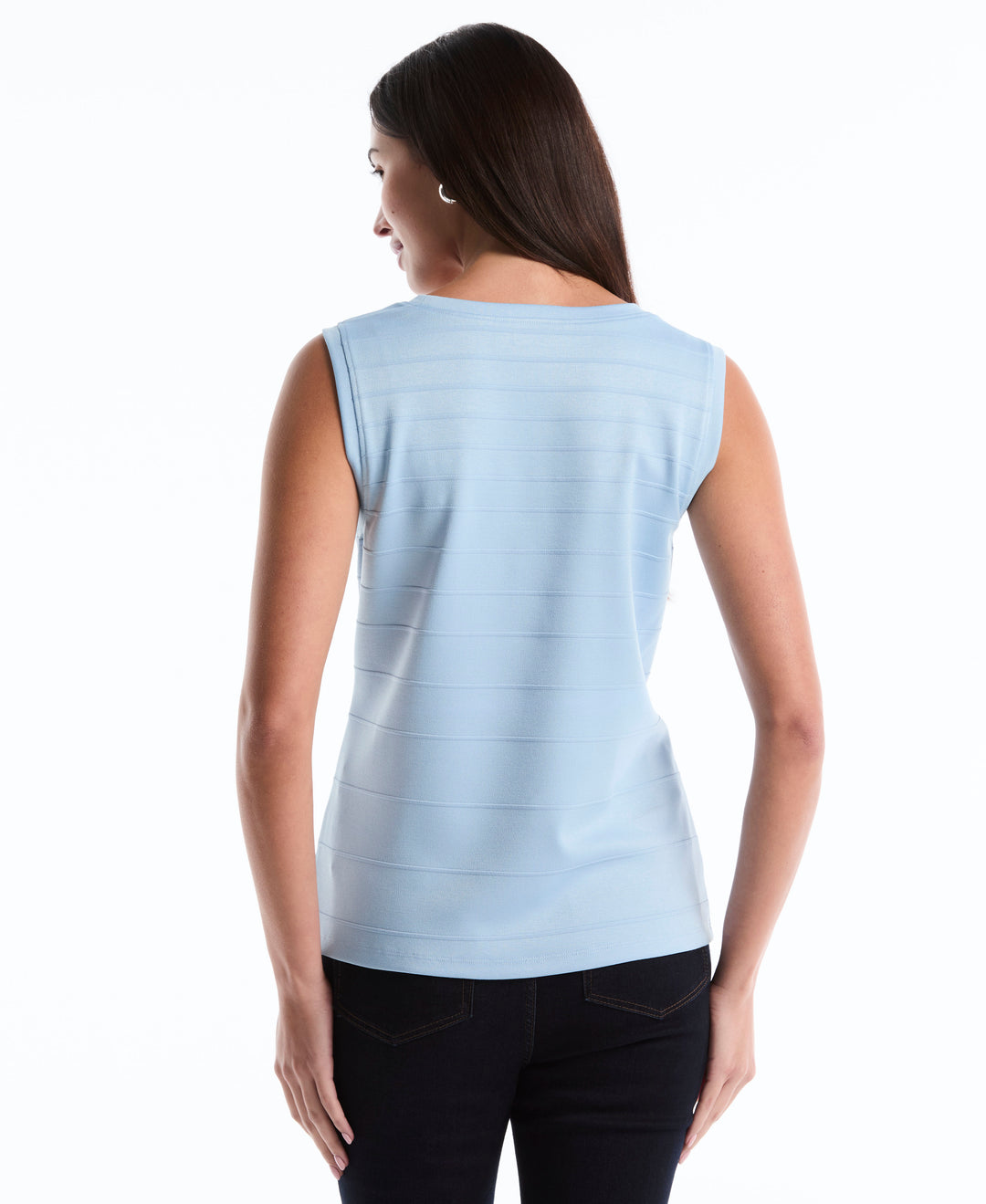 Ottoman Knit Top (Cerulean) 