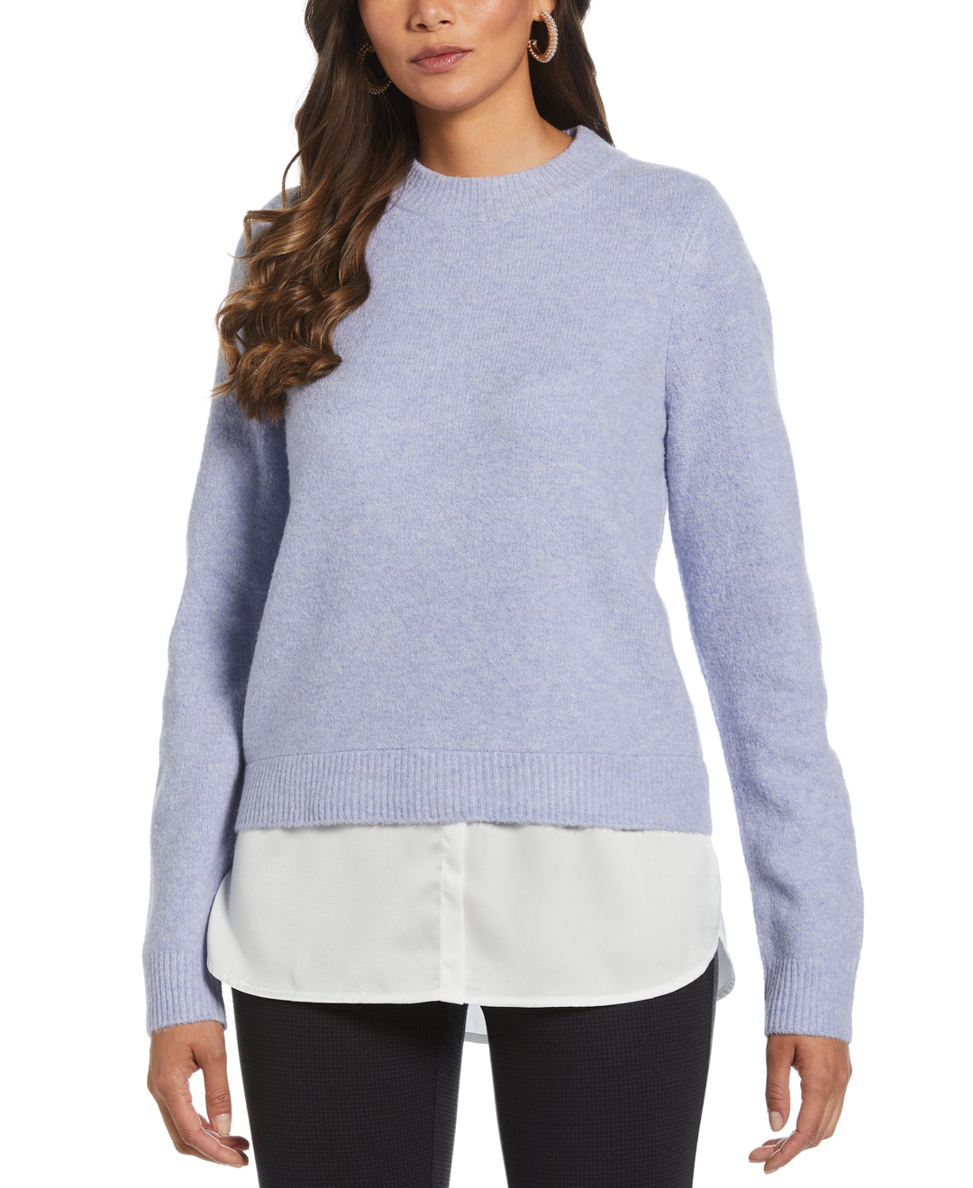 Layered Sweater (Purple Heather) 