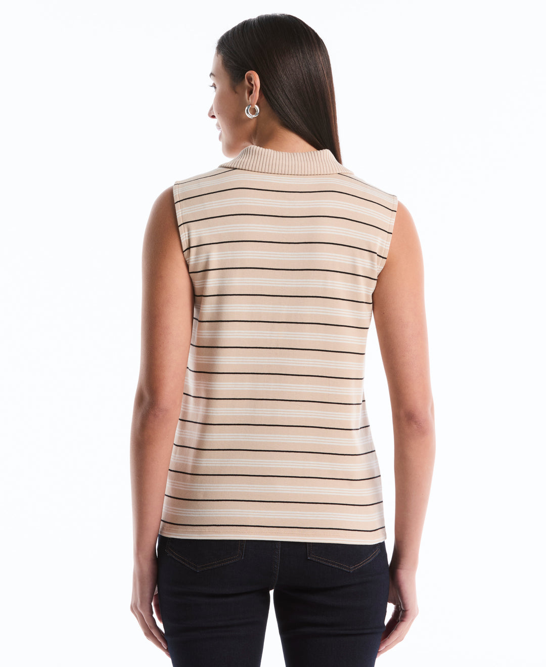 Stripe Polo Top (Moonlight) 