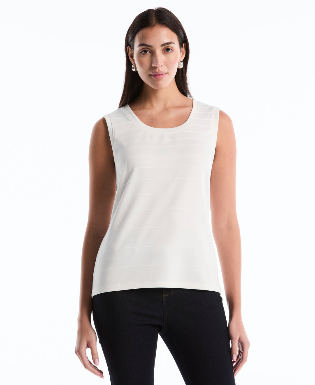 Ottoman Knit Top (Star White) 