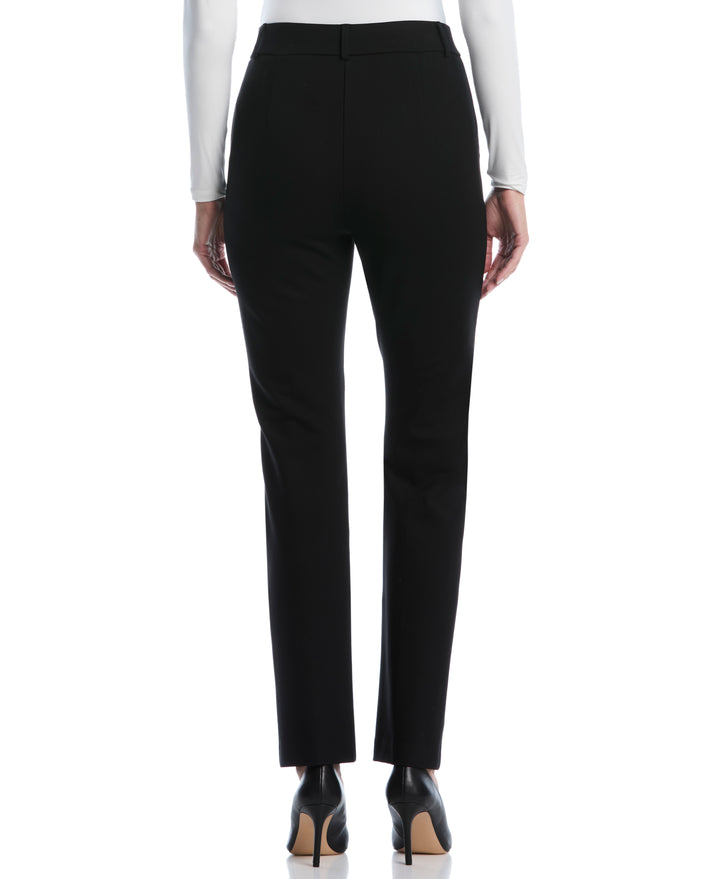 Fly Front Bootcut Pant (Black) 