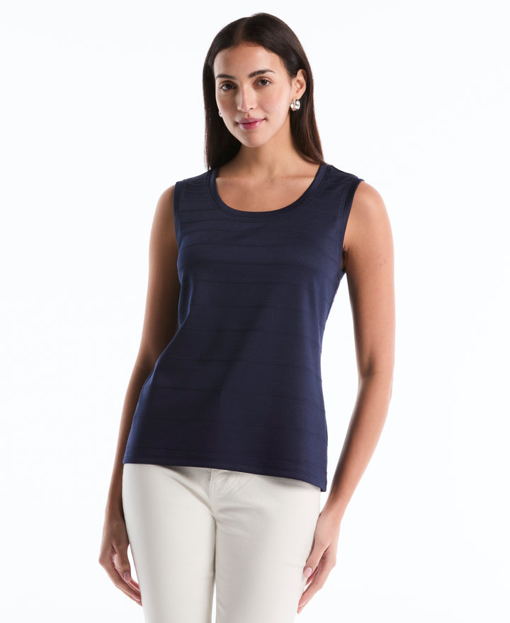 Ottoman Knit Top (Peacoat) 