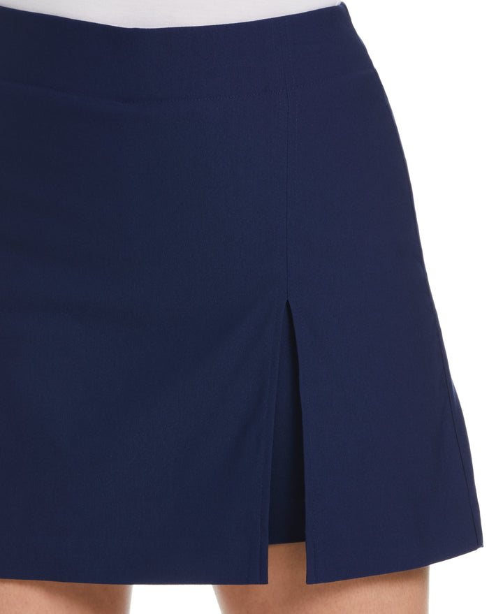 Modern Fit Skort with Front Slit (Mediterranean Blue) 