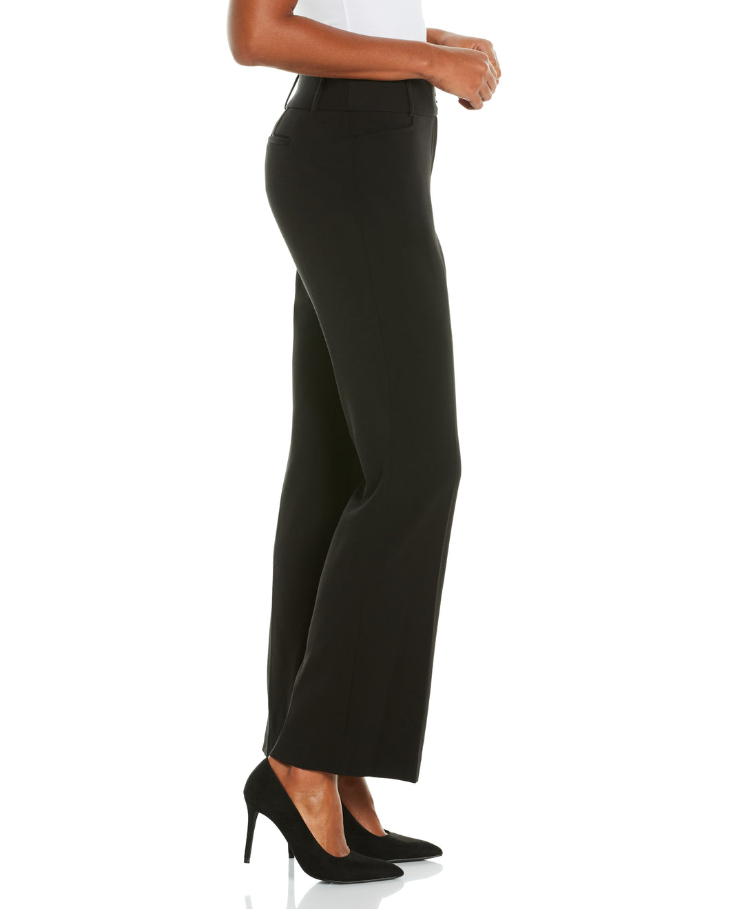 Petite Gabardine Bootcut Pant - Curvy Fit-Pant-Rafaella-Sportswear