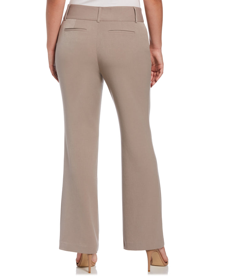 GABARDINE BOOTCUT PANT - CURVY FIT (Summer Straw) 