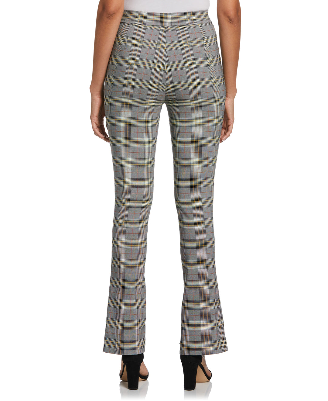 Petite Slit Front Pull-On Pant (Black) 