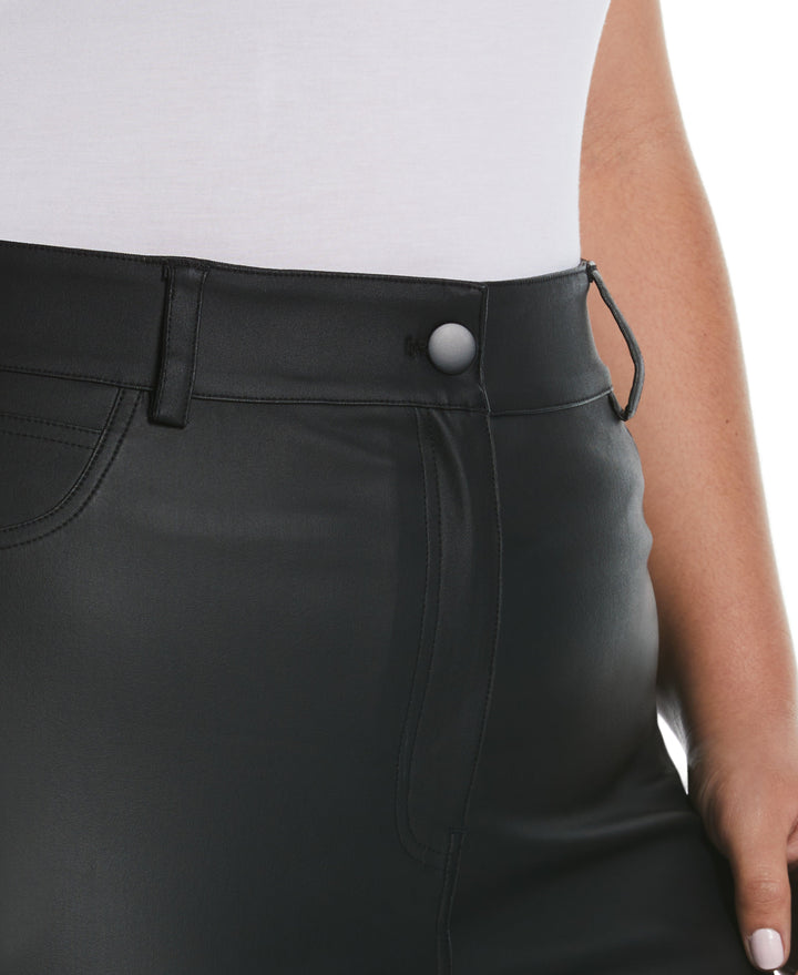 5-Pocket Coated Twill Pant (Black) 