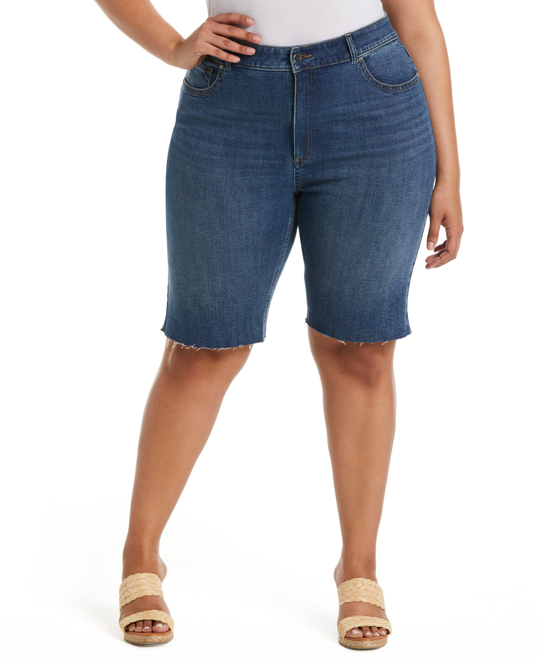 Classic Fit Denim Bermuda Short (Coastal) 
