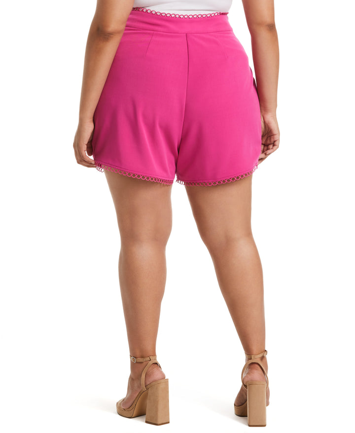 Classic Fit Short with Loop Trim (Cosmo Pink) 