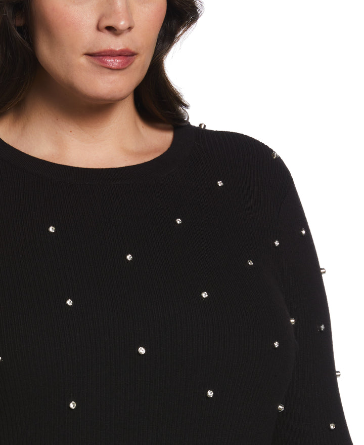 Embellished Sweater (Black)