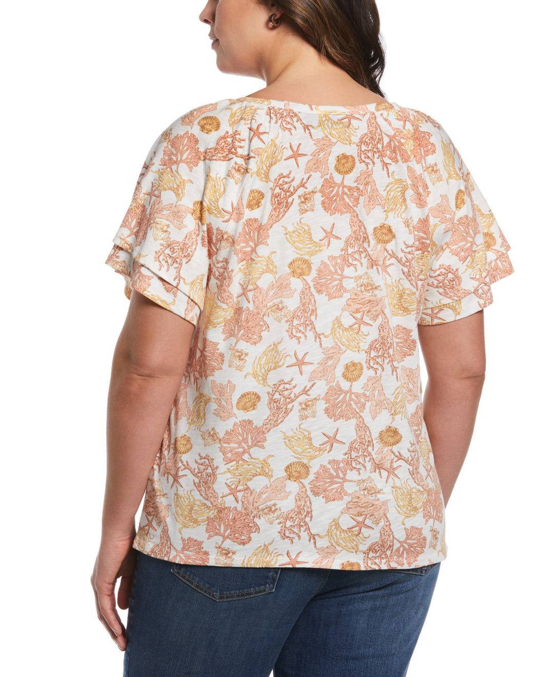 Flutter Raglan Sleeve Tee (Egret) 