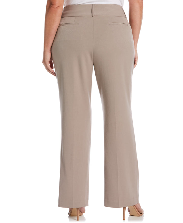 GABARDINE BOOTCUT PANT - CURVY FIT (Summer Straw) 